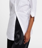 Junya Watanabe Draped cotton poplin shirt