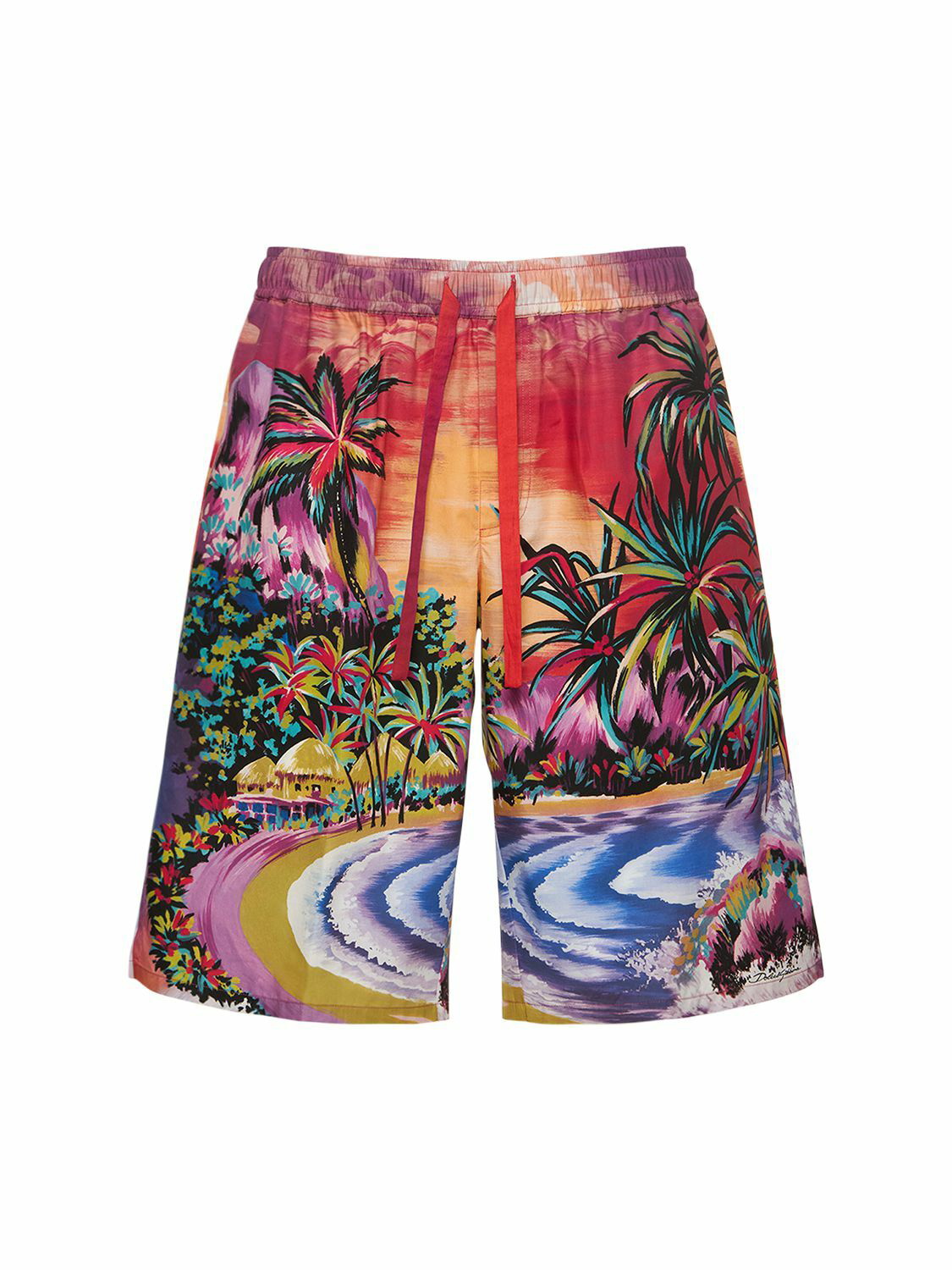 Photo: DOLCE & GABBANA - Hawaii Printed Bermuda Shorts