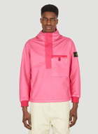 Dyed Anorak Jacket in Pink