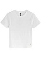 Vuori Pose Ribbed-knit T-shirt White