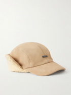 Aimé Leon Dore - Shearling-Trimmed Suede Trapper Cap - Brown