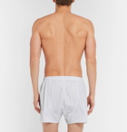 Sunspel - Printed Cotton Boxer Shorts - Men - White