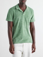 Orlebar Brown - Terry Cotton-Terry Polo Shirt - Green
