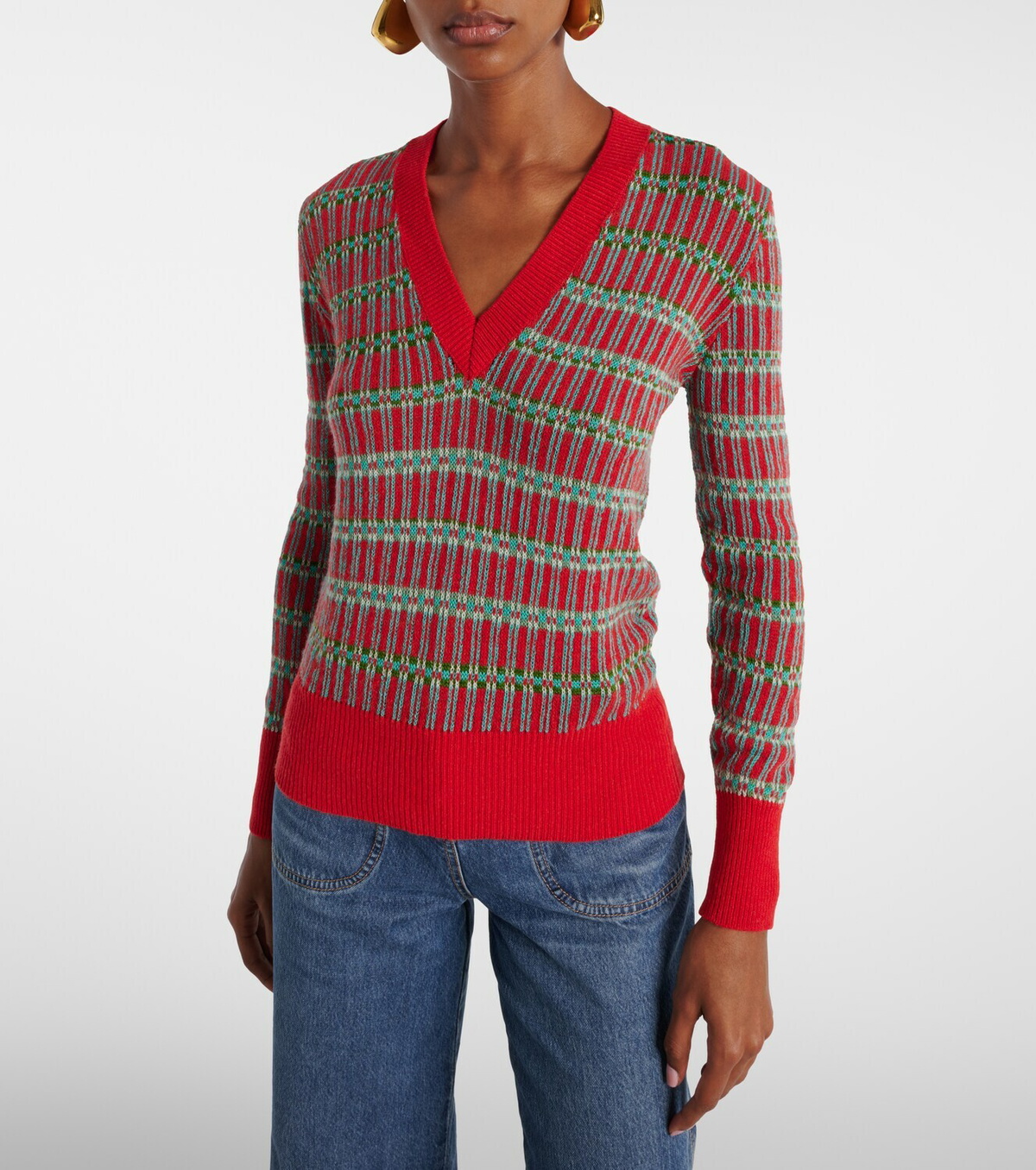 Etro Jacquard wool-blend sweater