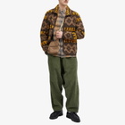 Universal Works Men's Moroccan Rug Fleece Lancaster Jacket in Brown