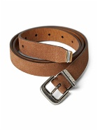 BRUNELLO CUCINELLI - Suede Leather Belt