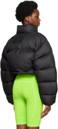 VTMNTS Black Cropped Down Jacket