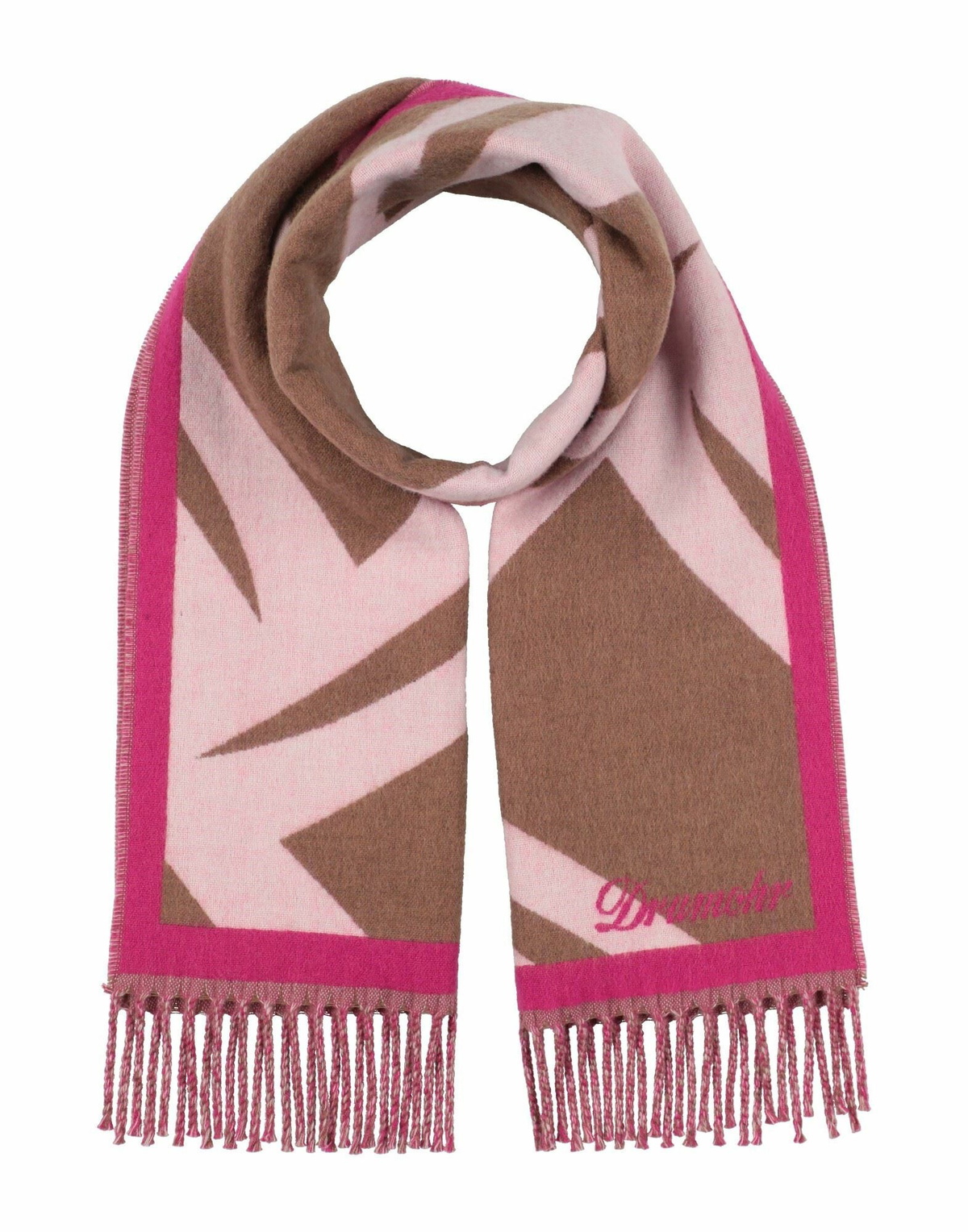 Drumohr Womens Scarf in Brown