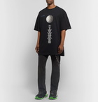 Vetements - Oversized Printed Cotton-Jersey T-Shirt - Black