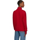 JW Anderson Red Wool Anchor Turtleneck