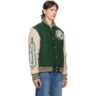 Billionaire Boys Club Green Astro Varsity Jacket