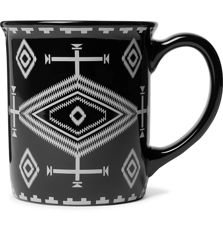Photo: Pendleton - Los Ojos Printed Ceramic Mug - Black