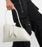 The Attico Sunrise asymmetrical leather shoulder bag