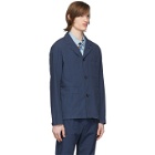 PS by Paul Smith Navy Convertible Collar Jacket