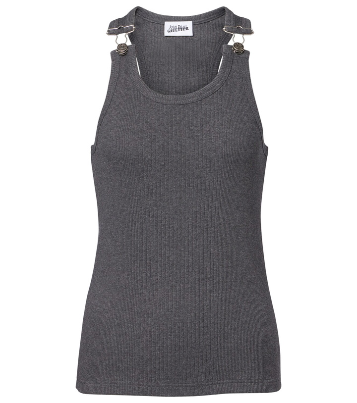 Photo: Jean Paul Gaultier Cotton jersey tank top