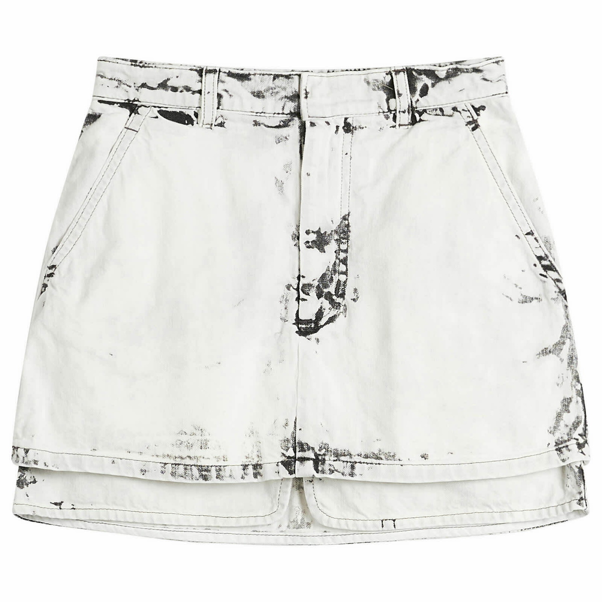 TOGA ARCHIVES Women's TOGA Denim Mini Skirt in Black