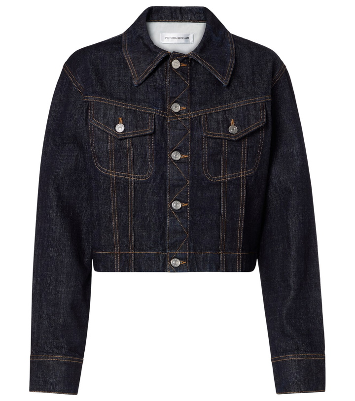 Photo: Victoria Beckham Cropped denim jacket