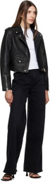 Citizens of Humanity Black Aria Leather Jacket