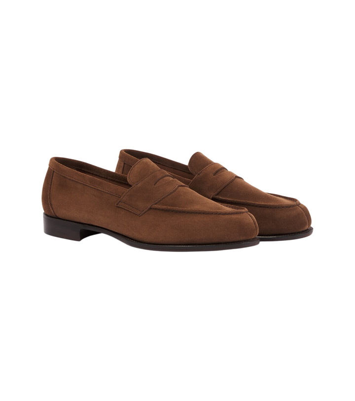 Photo: George Cleverley Cannes suede penny loafers