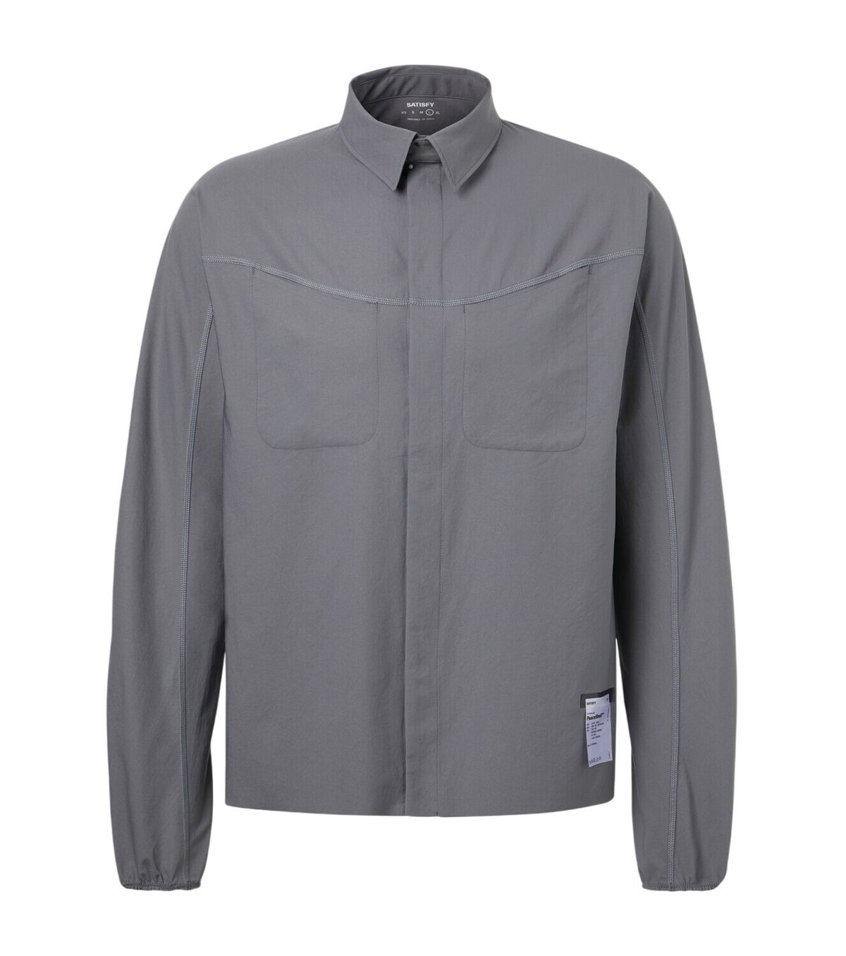 Chemise Satisfy Running PeaceShell River Verte à Carreaux - Taille S, Occasion Parfaite