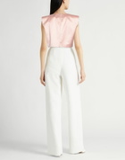 Forte_forte Womens Tailored Vest in Pink
