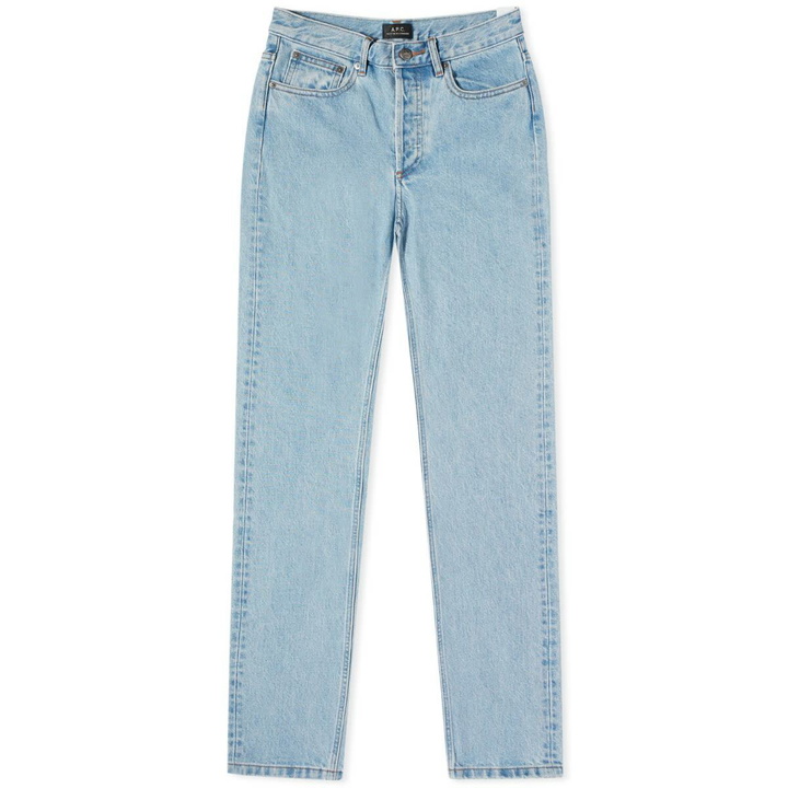 Photo: A.P.C. Men's Petit New Standard Jean in Light Blue