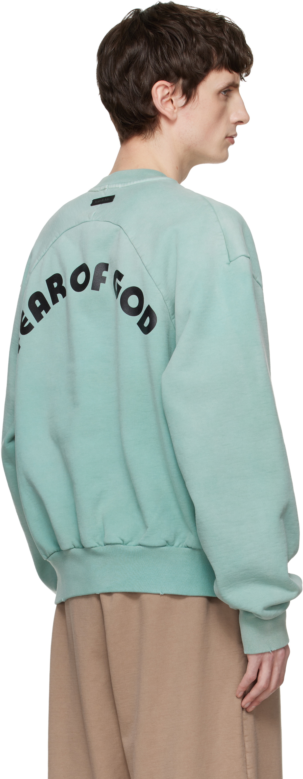 Fear of God Blue Baseball Classic Half Raglan Sweatshirt