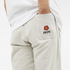 Kenzo Men's Crest Logo Sweat Pant in Pale Grey