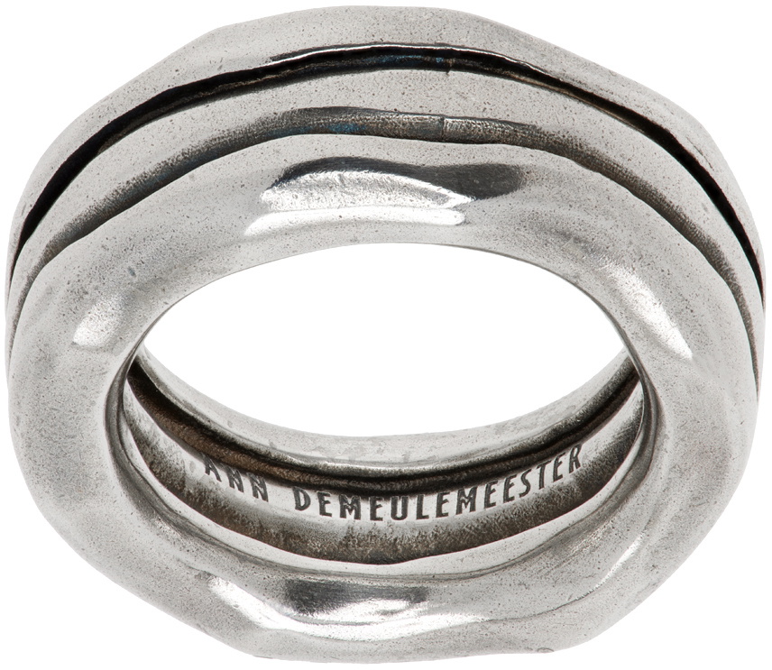 アクセサリー 24FW Ann Demeulemeester SEPPO BOLT RING Ann Demeulemeester Silver Suzette Bolt Ring Ann Demeulemeester