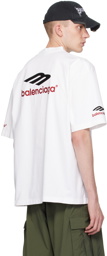Balenciaga White 3B Sports Icon T-Shirt