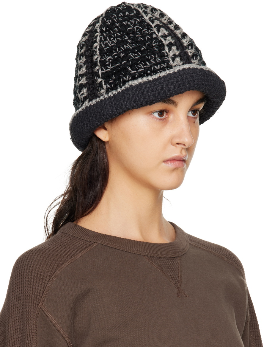 Nicholas Daley Black Rolled Bucket Hat Nicholas Daley