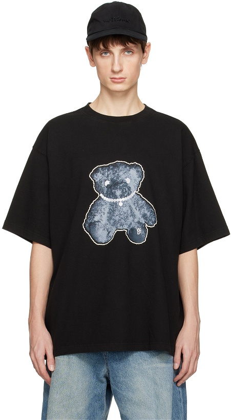 Photo: We11done Black Necklace Teddy T-Shirt