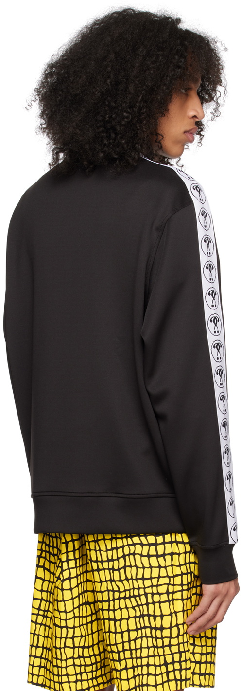 Moschino Black Bonded Sweatshirt