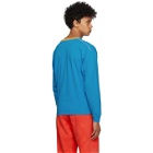 ERL Blue and Orange Jersey Long Sleeve Shirt