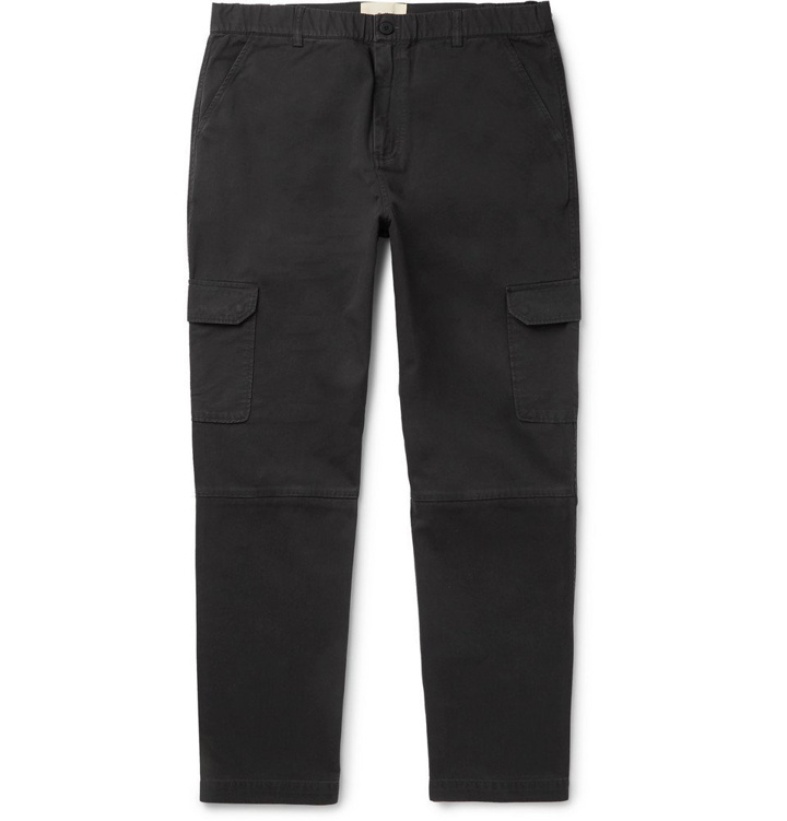 Photo: Folk - Ripstop-Panelled Cotton-Twill Cargo Trousers - Men - Charcoal