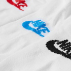 Nike Men's Cotton Cushion Low Cut Sock - 3 Pack in Multi
