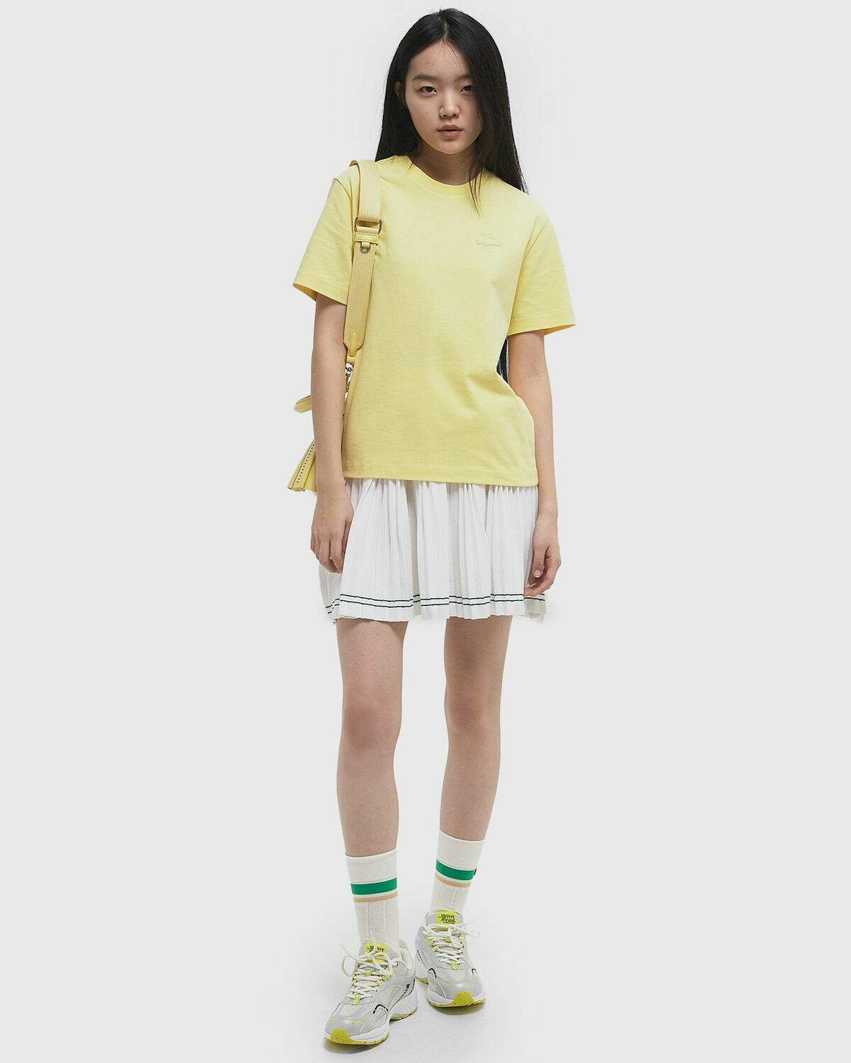 Lacoste LIFE TEE yellow Womens Shortsleefe