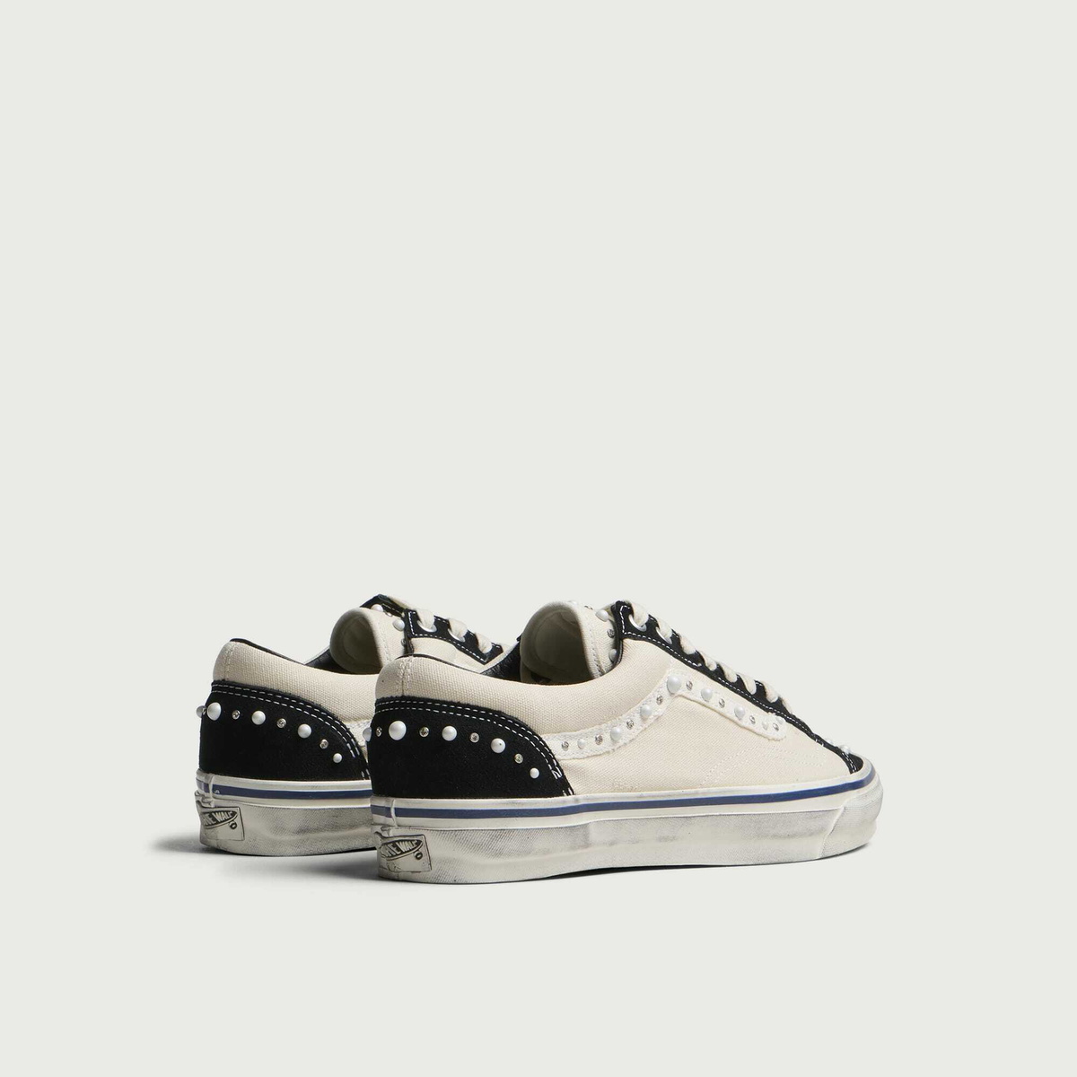 Vans LX Old Skool 36 Sneaker in Pearlized Marshmallow/Black