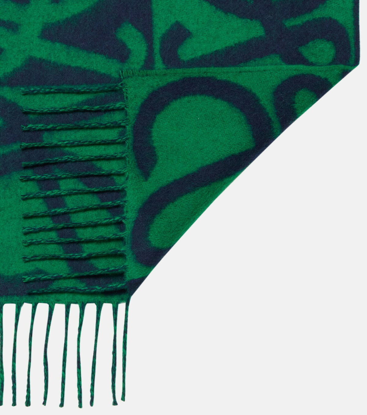Loewe Anagram wool and cashmere scarf