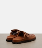 Miu Miu Woven leather sandals