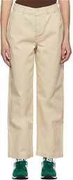 LACAUSA Beige Aiden Trousers