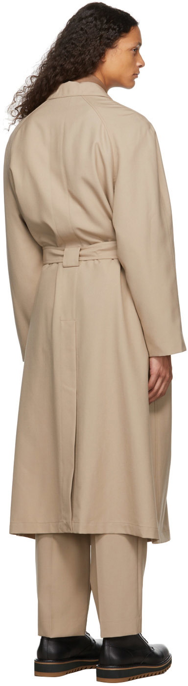 Lemaire Beige Soft Trench Coat Lemaire