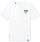Altea - Embroidered Cotton-Jersey T-Shirt - White