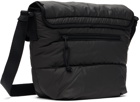 Balenciaga Black Puffy Explorer Messenger Bag