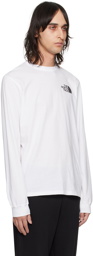The North Face White NSE Long Sleeve T-Shirt