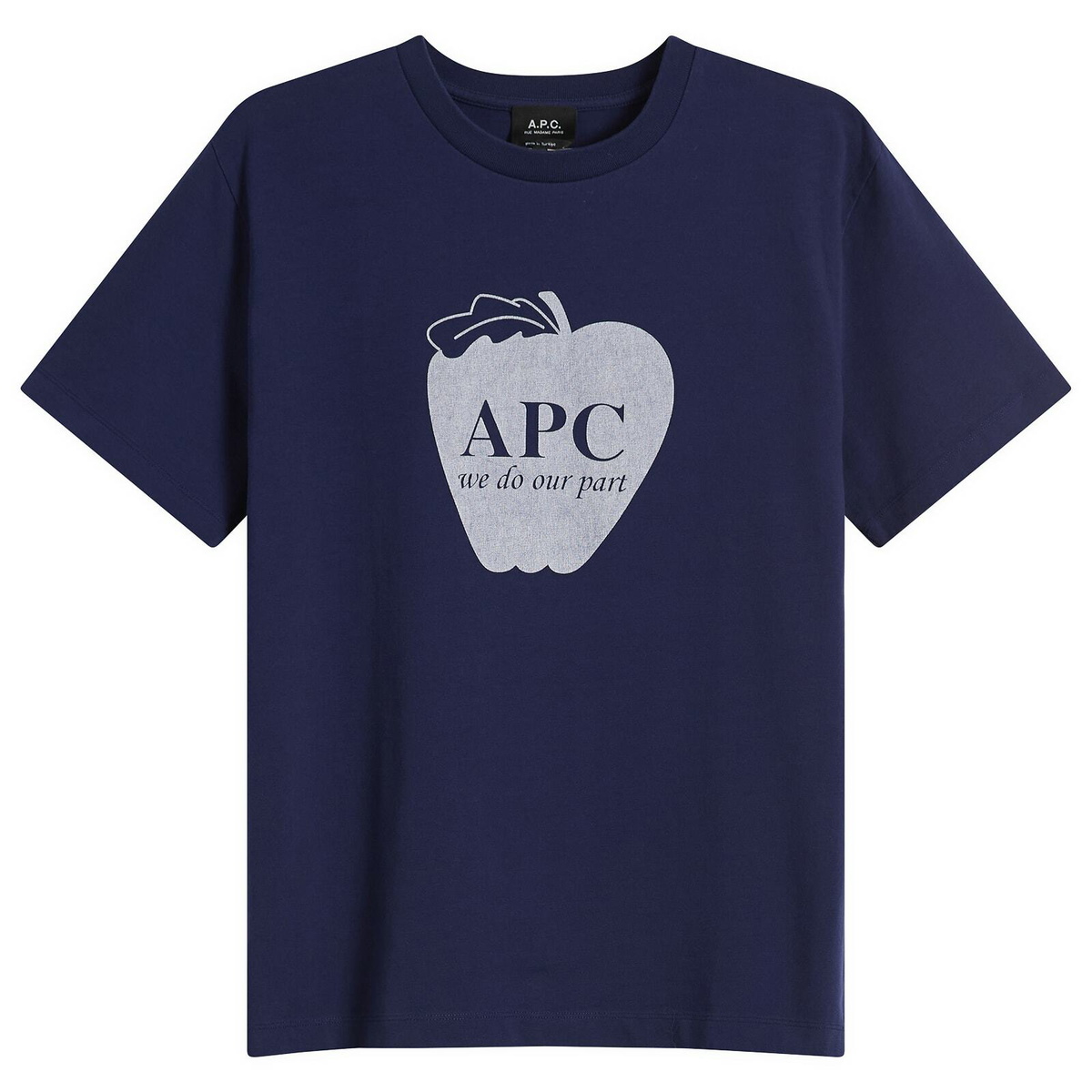 SACAI A.P.C.  T-SHIRT KIYO ブラック 1 XS A.P.C. - Sacai Kiyo Zip-Detailed Logo-Print Cotton-Jersey T-Shirt
