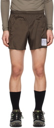 Satisfy Brown Drawstring Shorts