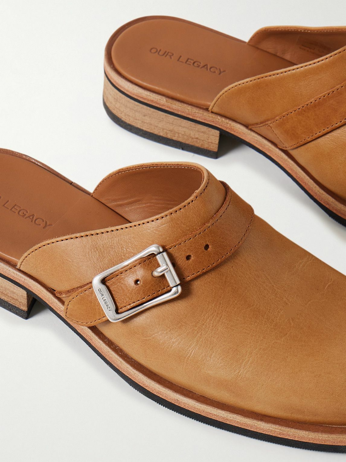 Our Legacy - Camion Leather Mules - Brown