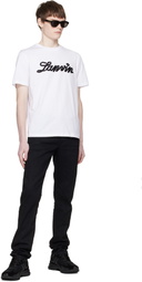 Lanvin White 'Lanvin Ribbon' T-shirt