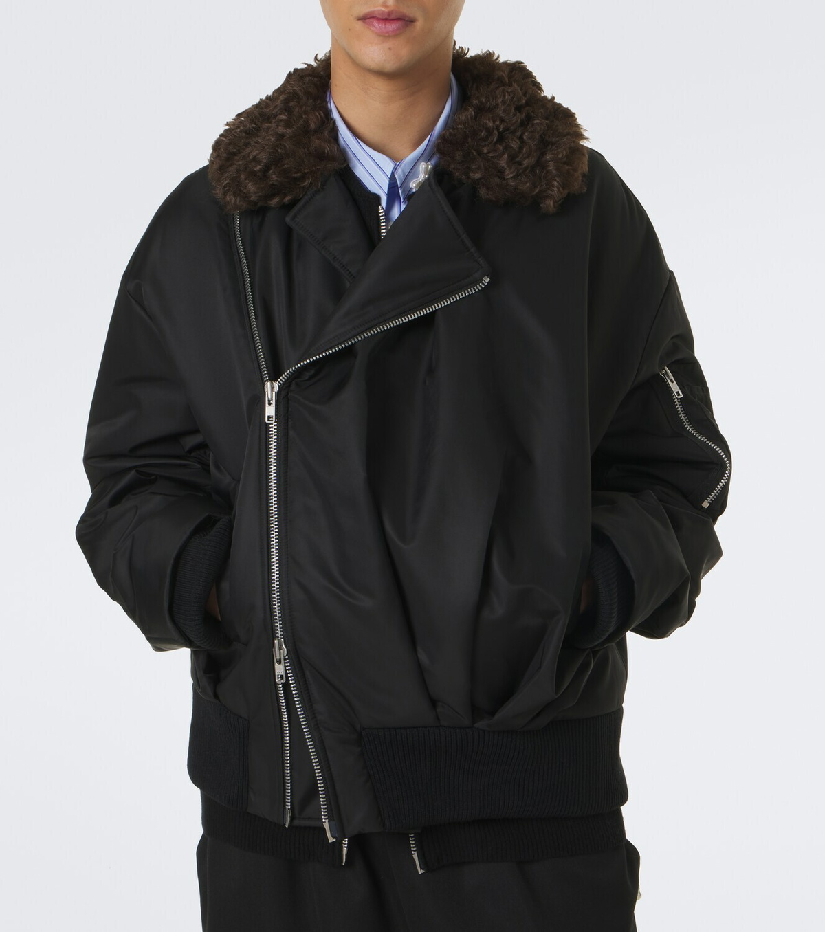 Simone Rocha Asymmetric blouson jacket